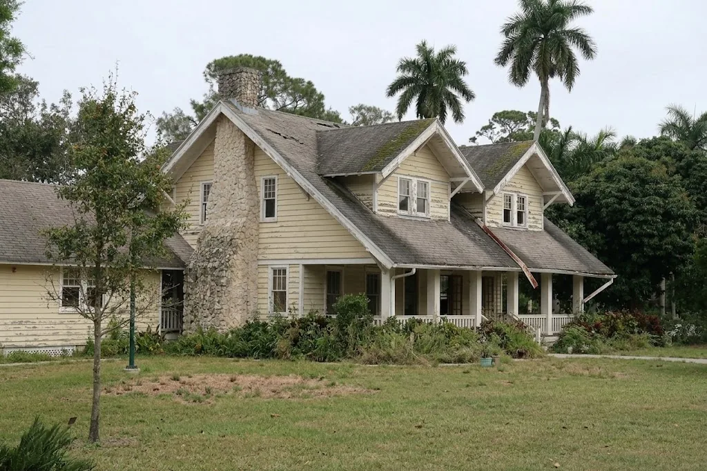 Neglected home before restoration